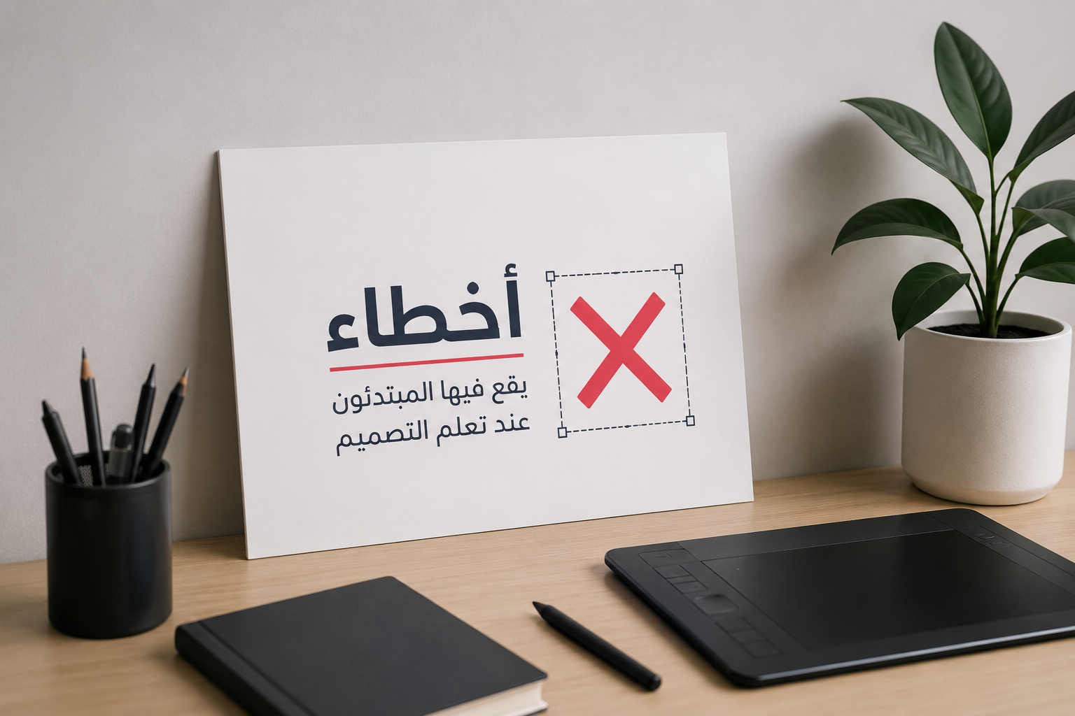 Read more about the article أخطاء شائعة يقع فيها المبتدئون عند تعلم التصميم الجرافيكي